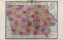 Iowa State Map, Muscatine County 1899